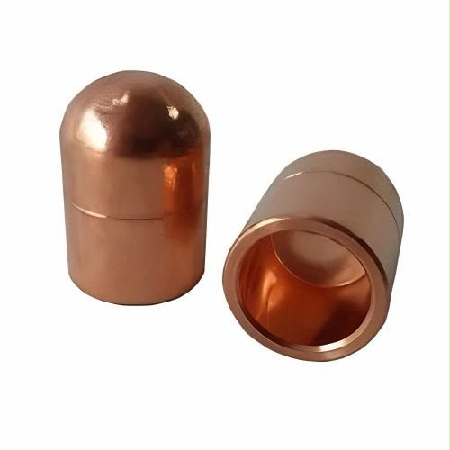 Copper spot welding electrode caps